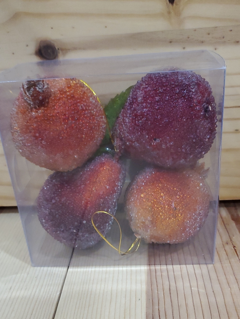 New Sugar Covered Fruit Ornaments